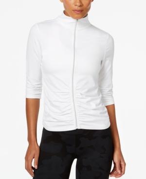 Calvin Klein Performance Ruched Zip Jacket
