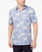 Tasso Elba Island Men's Leaf Medallion-print Shirt, Created For Macy's