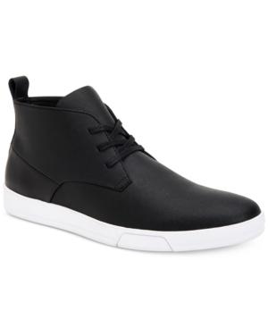 Calvin Klein Men's Bain Saffiano Chukka Boots Men's Shoes