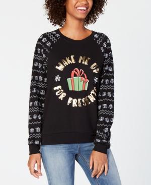 Rebellious One Juniors' Wake Me Up Graphic Baseball T-shirt