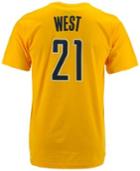 Adidas Men's Short-sleeve David West Indiana Pacers Player T-shirt