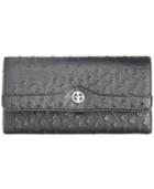 Giani Bernini Ostrich-embossed Receipt Wallet, Created For Macy's
