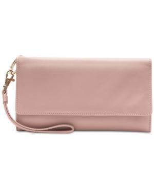 Collection Xiix Smooth Leather Flap Organizer Wristlet