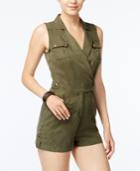 Marilyn Monroe Juniors' Surplice Utility Romper