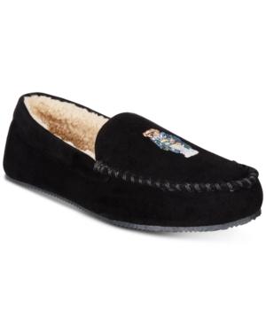 Polo Ralph Lauren Ralph Lauren Men's Dezi Micro-suede Polo Bear Slippers