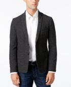 Hugo Boss Green Men's Classic-fit Speckled Blazer