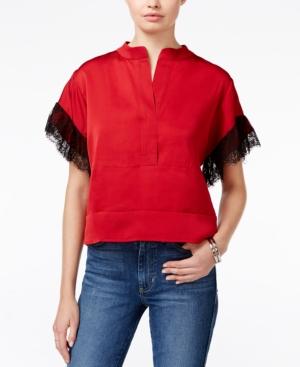 Guess Yori Lace-trim Top