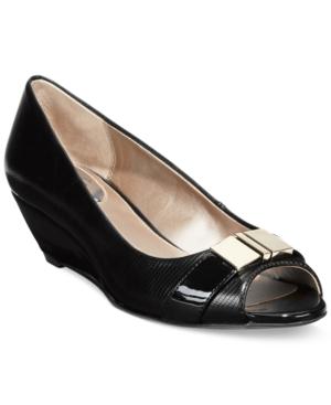 Alfani Women's Step 'n Flex Chorde Wedge Pumps, Only At Macy's Women's Shoes