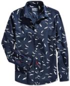 American Rag Men's Flock-print Button-front Shirt
