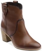 G.h. Bass & Co. Women's Sophia Block-heel Booties Women's Shoes
