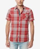 Buffalo David Bitton Men's Siyelp Plaid Short Sleeve Shirt