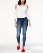 Dl 1961 Emma Cotton Ripped Skinny Jeans