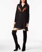 Jack By Bb Dakota Spense Embroidered Shirtdress