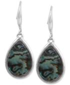 Robert Lee Morris Soho Silver-tone Shell-inspired Drop Earrings
