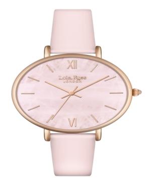 Lola Rose Love, Ladies, Rose Quartz Printed Stone Dial, Genuine Rose Quartz Crown, 38 Mm