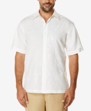 Cubavera Men's Linen Blend Embroidered Shirt