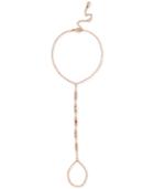 Rachel Rachel Roy Rose Gold-tone Multi-crystal Hand Chain