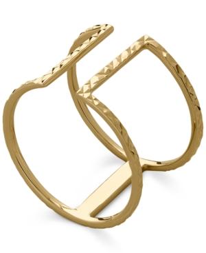 T-bar Ring In 14k Gold