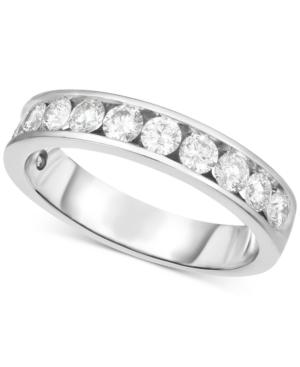 Diamond Channel-set Band (9/10 Ct. T.w.) In 14k White Gold