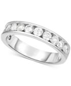 Diamond Channel-set Band (9/10 Ct. T.w.) In 14k White Gold