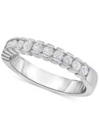 Diamond Box Band Ring (1/2 Ct. T.w.) In 14k White Gold