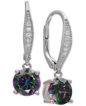 Giani Bernini Mystic Cubic Zirconia Drop Earrings In Sterling Silver, Created For Macy's