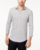 Vince Camuto Men's Slim-fit Pinstripe Sports Shirt