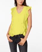 Bcx Juniors' V-back Ruffle Top