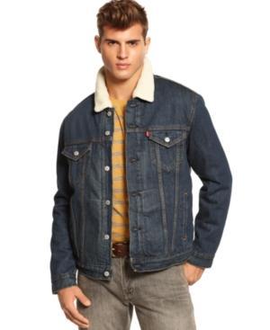 Levi's Jacket, Sherpa-collar Jean Jacket