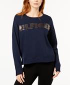 Tommy Hilfiger Sport Metallic Logo-print Sweatshirt