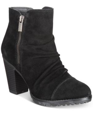White Mountain Taft Block-heel Booties Women's Shoes