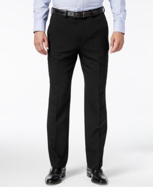 Nautica Men's Herringbone Flat Front Dress Pants