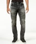 True Religion Men's Rocco Skinny- Fit Moto Heritage Jeans