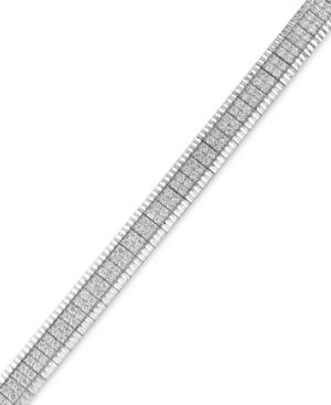 Trio By Effy Diamond Tennis Bracelet (4-3/4 Ct. T.w.) In 14k White Gold