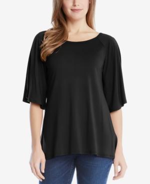 Karen Kane Split-sleeve Swing Top