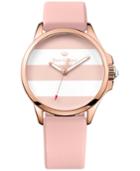 Juicy Couture Women's Jetsetter Dusty Rose Silicone Strap Watch 38mm 1901486