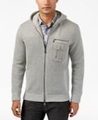 Inc International Concepts Men's Zip-front Hoodie With Faux Fur Lining, Created For Macy's