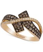 Le Vian Chocolatier Diamond Bypass Ring (5/8 Ct. T.w.) In 14k Gold