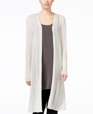 Eileen Fisher Open-front Long Cardigan