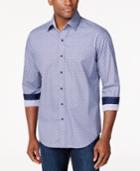 Tasso Elba Medallion-print Long-sleeve Shirt, Created For Macy's