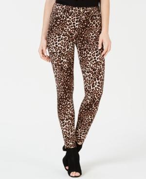 Guess Skinny Animal-print Jeans
