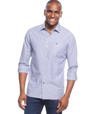 Tommy Bahama Striped Long-sleeve Button-down Shirt