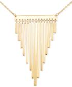 Sis By Simone I Smith Fringe Bar Statement Necklace In 18k Gold Over Sterling Silver