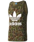 Adidas Originals Men's Camo-print Cotton Tank Top