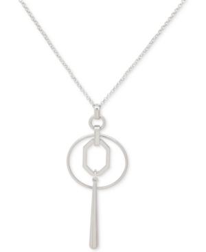 Ivanka Trump Circle Orbital Drop Long Pendant Necklace