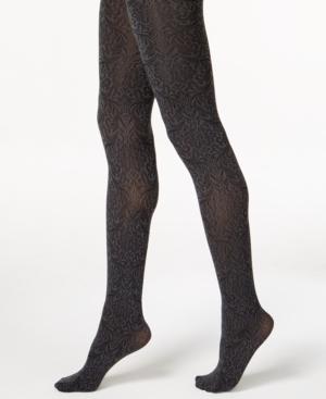Hue Leaf Brocade Tights