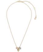 Vera Bradley Tri-tone Motif Heart Pendant Necklace