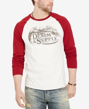 Denim & Supply Ralph Lauren Men's Graphic-print Baseball Shirt