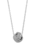 Giani Bernini Love Knot Pendant Necklace In Sterling Silver