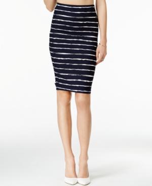 Bar Iii Striped Pencil Skirt, Only At Macy's
